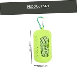 GANAZONO 1set Sports Cooling Towel with Carry Case Quick-Dry Skin-Friendly Fitness Towel for Workouts Yoga Swimming and Travel Portable Design Fruit