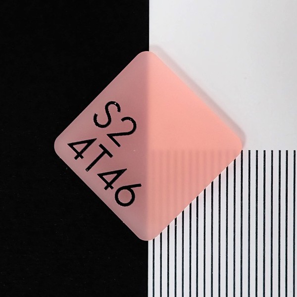 Perspex S2 4T46 Frost Blush Pink Cast Acrylic Sheet -