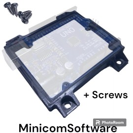 Arduino UNO (R1, R2, R3) Mount, Holder, Accessory - BLACK - FREE USA SHIP +Screw