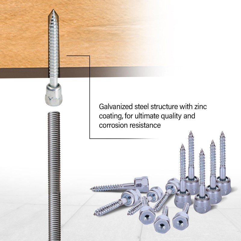Sammys 8009925-25 Vertical Rod Anchor Super Screw with 3/8 in.