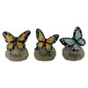 Gerson Spring Butterfly Messages on Stone Decorative Figurines - Set