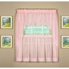 Today's Curtain Emelia Original Voile Valance 14", Rose, 60" W
