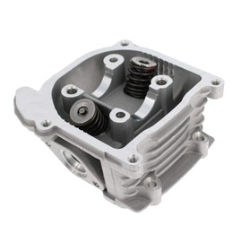 Glixal ATGT-12X GY6 49cc 50cc to 100cc Scooter Engine 50mm Cylinder Head Assy with Valves Set for 139QMB 139QMA Chinese Moped ATV Go Kart Quad (Non EGR Type, 64mm Valves)