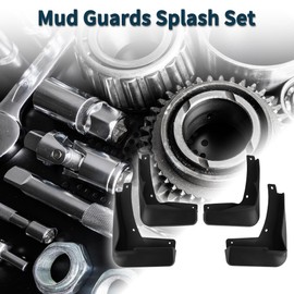 TUCKBOLD Spritzschutz-Schmutzfänger für Volkswagen Golf R-L"e 2015-2017 mit Montagezubehör Schmutzfänger vorne und hinten 1 Satz