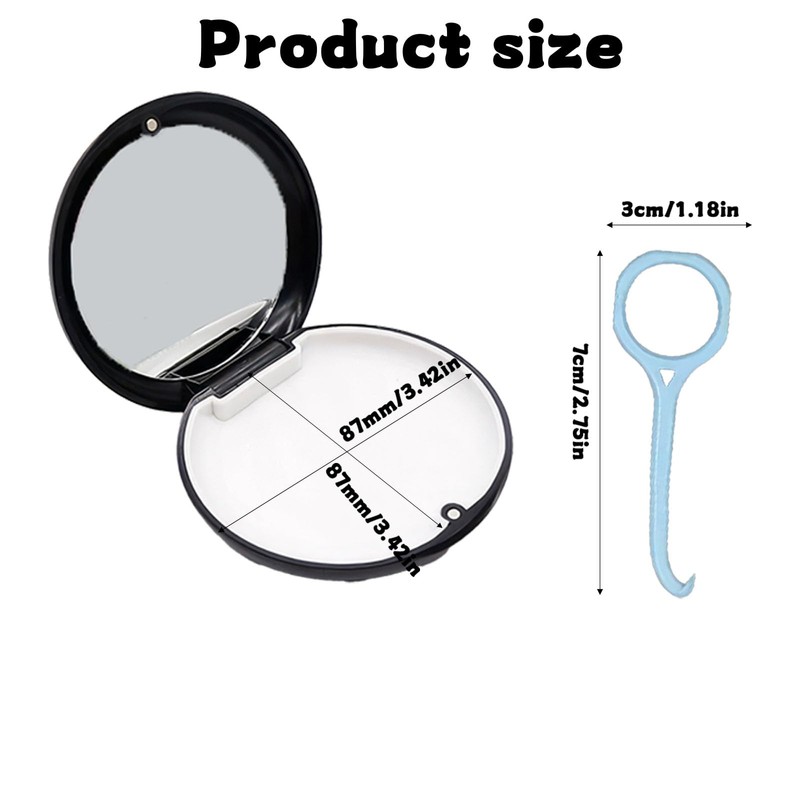2 Pcs Retainer Case, Retainer Box With 2 Pcs Aligner