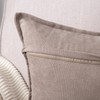 Madizz Set of 2 Short Chenille Throw Pillow Covers 24x24