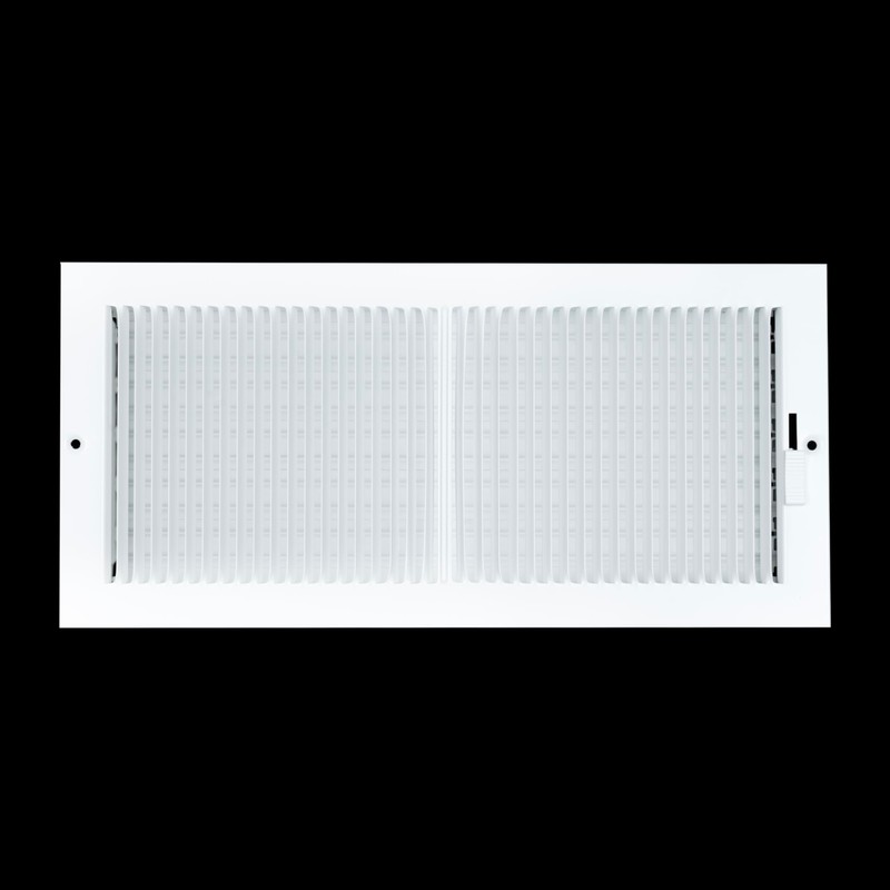 Fits 14x6 Duct Opening | Steel Baseboard Air Supply Grille