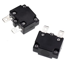 RKURCK RKURCK 12 Amps Thermal Circuit Breakers 125/250VAC 32VDC Automatic Reset Relay Fuse Current Overload Protector Switch 12A 2 Pack