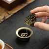 Chinese Chinese Bronze Boshan Burner - Mountain Symbol Incense Burner