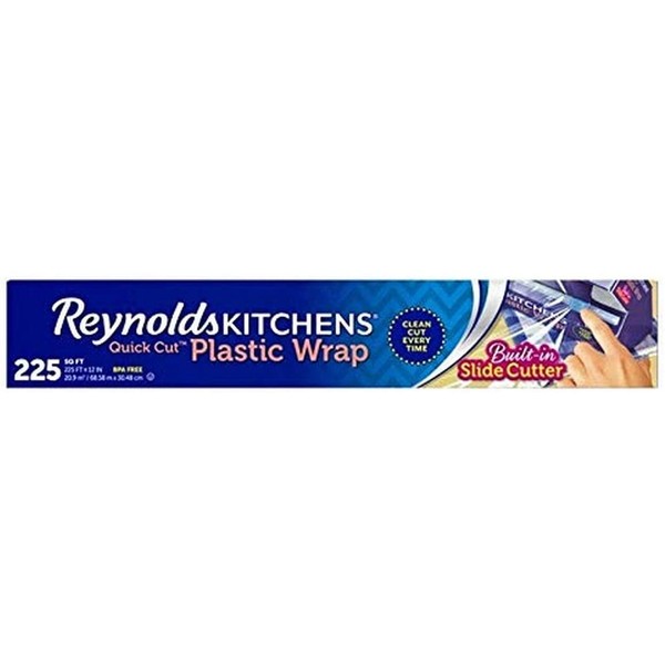 Reynolds Kitchens Quick Cut Plastic Wrap - 225 Sq Ft roll
