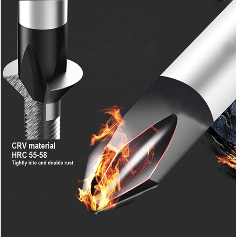 Edward Tools Screwdriver Set Phillips and Flat Head - Magnetized