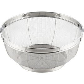 Yoshikawa SH8614 Mizulead II Deep Colander, Silver, 11.0 inches (28 cm), 18-8 Stainless Steel