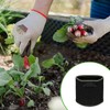 0XBIT Grow Bags, 4 Pack Black Plant Bag Plant Bag