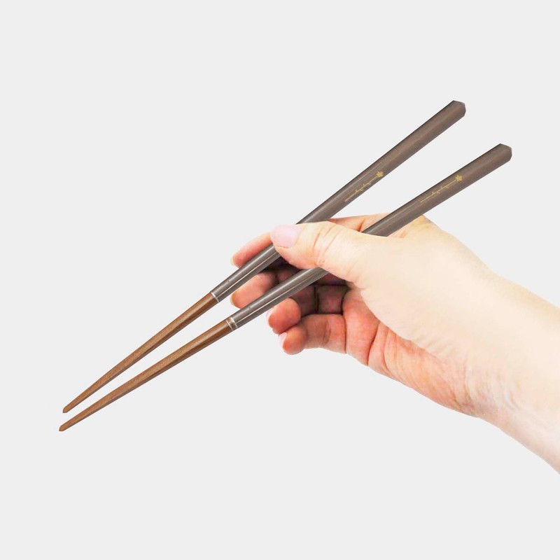 Ishida 13194 Dishwasher Safe Chopsticks, Tip/Octagonal, Smoky Flowers, 9.1 inches