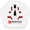 SKROSS Pro World Travel - Adaptador de Viaje con enchufes