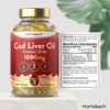 Cod Liver Oil Supplement 1000mg | 360 Softgels | with