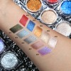 DE'LANCI Light Gold Glitter Eyeshadow, Light Gold Metallic Eyeshadow, Creamy