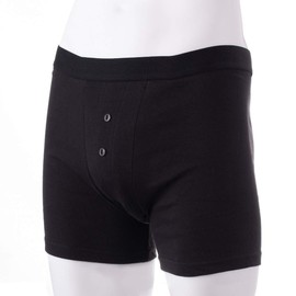 P&S Healthcare 2X-Large Black Mens Incontinence Boxer