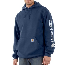 Carhartt Men's K288 Loose Fit Midweight Logo Sleeve Graphic Sweatshirt - 3X-Large Regular - New Navy