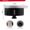 DT-DIATOOL Daimond Core Drill Bit 4-1/2 Inch Vaccum Brazed Hole
