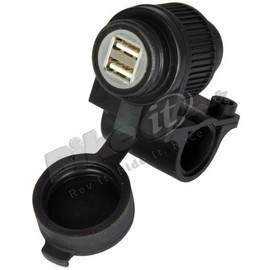 USB Power Supply Kit 12 V For Motorcycles, ATVs, Boats