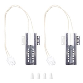 LDNMILES Gas Oven Igniter Compatible with Hotpoint,Kenmore Gas Stove,Replaces WB13K21,IG9998, AP2020569 PS231280 WB13T10045, 2 Pack with Connector Plug and Nuts