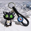 HiFen Black Cat Keychain - Cute Car Keychains for Women