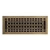 Naiture 2-1/4" x 12" Brass Floor Register Honeycomb Style in