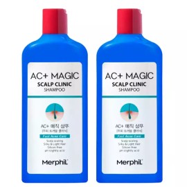 Unknown 메르필 AC+매직샴푸, 310ml, 2개 Merfil AC+ Magic Shampoo, 310ml, 2 pieces