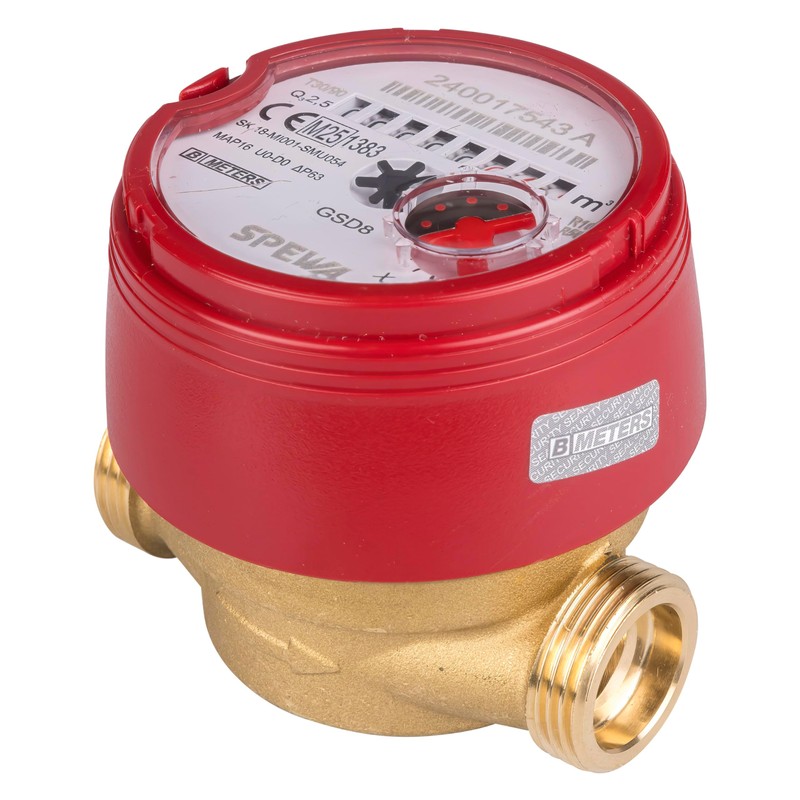 SPEWA Water Meter QN 1.5 Hot Water, BL 80 mm