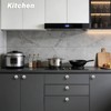 Artinhand 4 Pack Colorful Tulip Cabinet Knobs for Kitchen Bathroom
