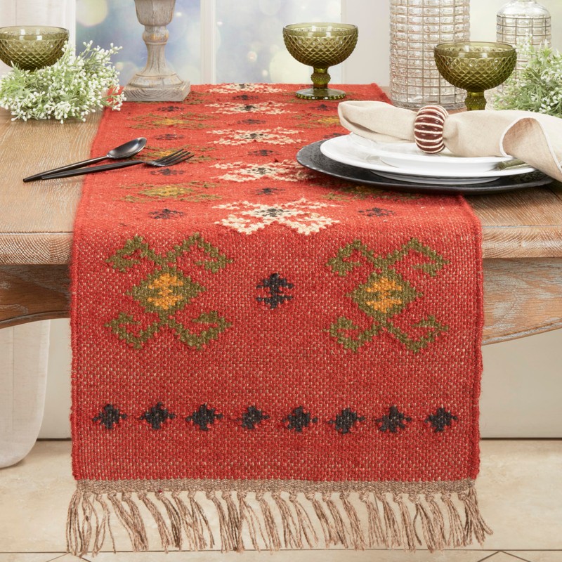 Rustic Charm Kilim Table Runner