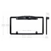 3 in 1 American car License Plate Frame Built-in Backup