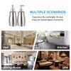 GLUBEE Soap Dispenser Stainless Steel - Brushed Nickel Pump Dispenser