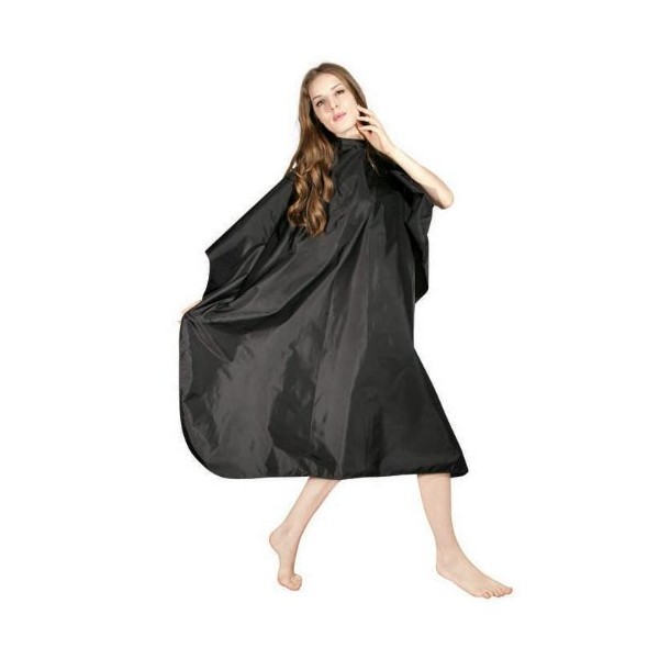 Icarus Professional Nylon Hair Styling Salon Cape with Snaps, 57" x 50", Cutting Cape
