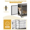 Hzuaneri Dog Crate Furniture, 32" Double Door Dog Crate with