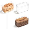 Plastic Dessert Cups with Lids and Sporks,Stickers,Tiramisu Containers,Cookie Containers,Clear Food