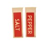 Solid Elements Camping Salt and Pepper Shaker Set, Lightweight, Durable,