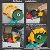 KEWAYO Drill Sharpener for Angle Grinder - Universal Sharpener 4-12