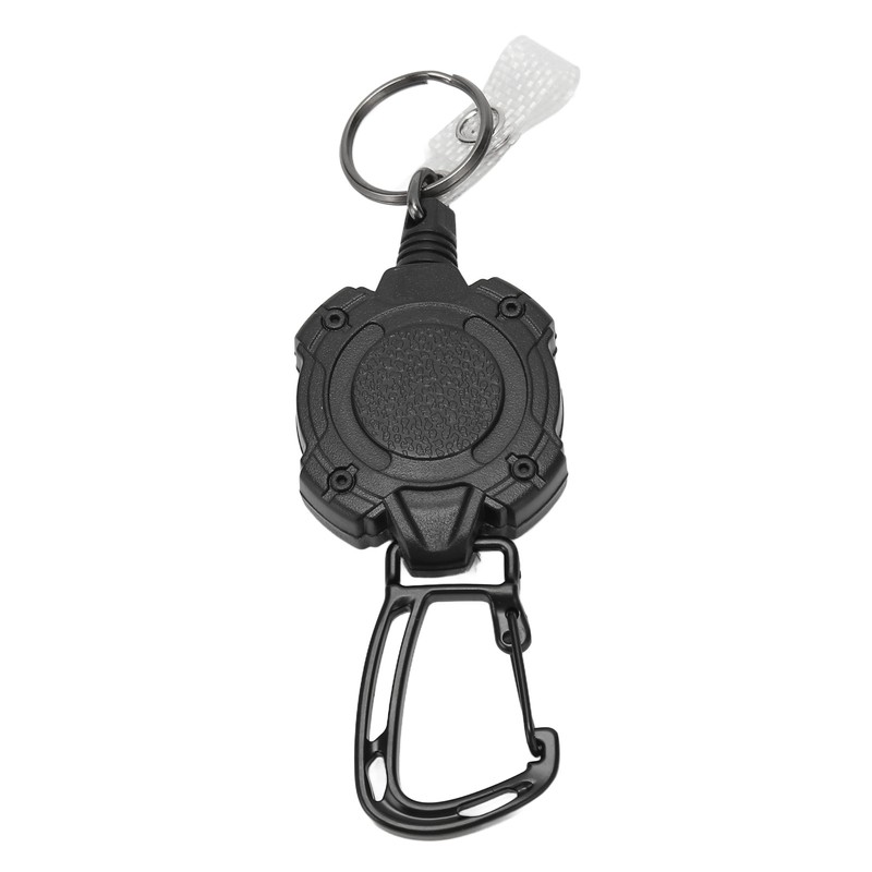 2 PCS Retractable Key Chain High Resiliency 31.5in Frosted Shell