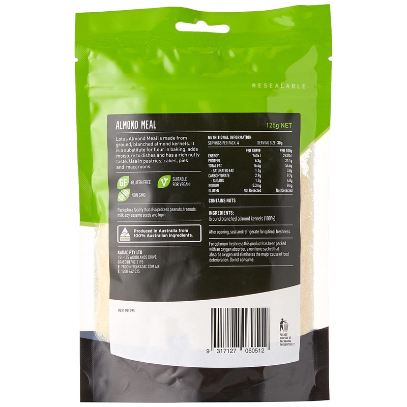 Lotus Gluten-Free Almond Meal 125 g