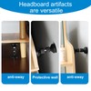 JOYVOX Headboard Stoppers Bed Wall Stoppers, 2 PCS Adjustable Headboard