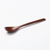 JAJU frequently used lacquered dessert spoon 2P, cherry brown cherry