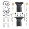 Anxingo 2Pcs Carburetor Repair Kits Diaphragm Replacement for Yamaha XVS1100