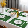 AuraNestle Placemats Set of 6 Linen Type Fabric Cloth Placemats,