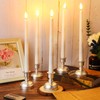 Fumete 24 Pack Flameless Taper Candles with Remote Control and