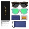 STGATN Polarized Sunglasses for Men & Women, 2 Packs, Matte