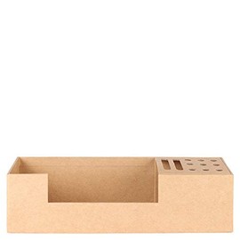 Paperchase Kraft Pen Tray Desk Unit, 00604384