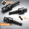 GRENPRO Flexible Drill Bit Extension Set 4PCS 1/4-1/2 Inch Socket