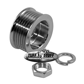 TUFF-STUFF 7610A Alternator (chrome pulley6 groove)